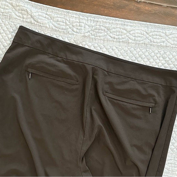Athleta Gramercy Track Trousers Black Size 16 (by measurement) - Picture 12 of 14